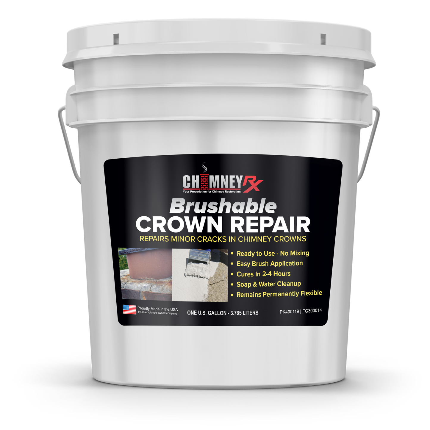 Brushable Chimney Crown Repair